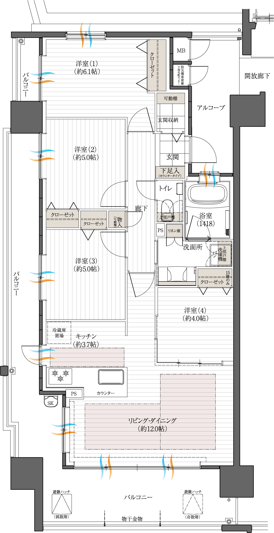 Aタイプ 間取り図